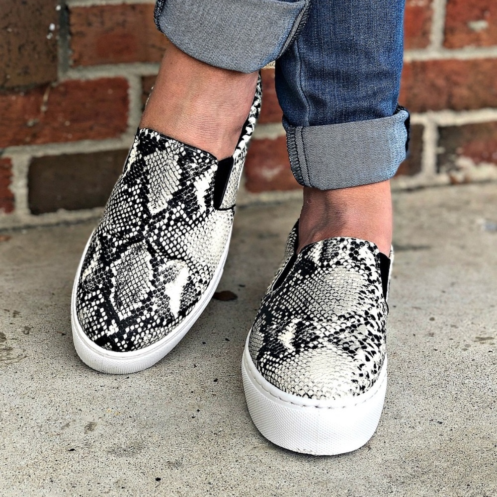 Snake Print Sneakers - Picture 4 of 4